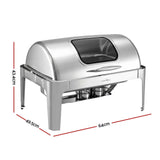 Darrahopens Appliances > Kitchen Appliances > Food Warmers & Chafing Dishes 5 Star Chef 9L Chafing Dish Buffet Warmer Food Warmer Catering Server In Australia - Darrahopens