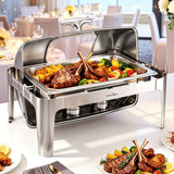 Darrahopens Appliances > Kitchen Appliances > Food Warmers & Chafing Dishes 5 Star Chef 9L Chafing Dish Buffet Warmer Food Warmer Catering Server In Australia - Darrahopens