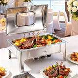 Darrahopens Appliances > Kitchen Appliances > Food Warmers & Chafing Dishes 5-Star Chef 9L Chafing Dish Buffet Warmer Food Warmer Catering Server In Australia - Darrahopens