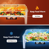 Darrahopens Appliances > Kitchen Appliances > Food Warmers & Chafing Dishes 5-Star Chef 9L Chafing Dish Buffet Warmer Food Warmer Catering Server In Australia - Darrahopens