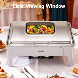 Darrahopens Appliances > Kitchen Appliances > Food Warmers & Chafing Dishes 5-Star Chef 9L Chafing Dish Buffet Warmer Food Warmer Catering Server In Australia - Darrahopens