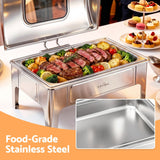 Darrahopens Appliances > Kitchen Appliances > Food Warmers & Chafing Dishes 5-Star Chef 9L Chafing Dish Buffet Warmer Food Warmer Catering Server In Australia - Darrahopens