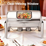 Darrahopens Appliances > Kitchen Appliances > Food Warmers & Chafing Dishes 5 Star Chef 9L Chafing Dish Buffet Warmer Food Warmer Catering Server In Australia - Darrahopens