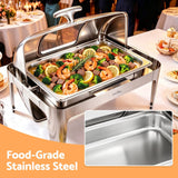 Darrahopens Appliances > Kitchen Appliances > Food Warmers & Chafing Dishes 5 Star Chef 9L Chafing Dish Buffet Warmer Food Warmer Catering Server In Australia - Darrahopens