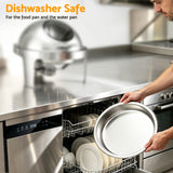 Darrahopens Appliances > Kitchen Appliances > Food Warmers & Chafing Dishes 5-Star Chef 9L Chafing Dish Buffet Warmer Food Warmer Catering Server Round In Australia - Darrahopens