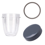Darrahopens Appliances > Kitchen Appliances For Nutribullet Short Cup + Stay Fresh Lid + Grey Seal - For 900 and 600 Models