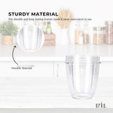 Darrahopens Appliances > Kitchen Appliances For Nutribullet Small Short Little 18 Oz Cup - For 600W + 900W Model Replacement