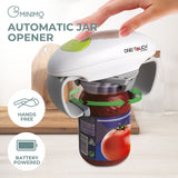 Darrahopens Appliances > Kitchen Appliances Gominimo Automatic Jar Opener for Kitchen Battery Operated White