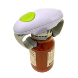 Darrahopens Appliances > Kitchen Appliances Gominimo Automatic Jar Opener for Kitchen Battery Operated White