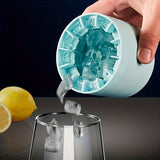 Darrahopens Appliances > Kitchen Appliances > Ice Makers 1 pc blue Silicone Ice Cube Cup – Freezable & Reusable Ice Maker, Perfect for Home, Bar, Pub, Club, and Outdoor Summer Drinks in Light Blue, Ideal for Cocktails and Fresh Fruit Infusions