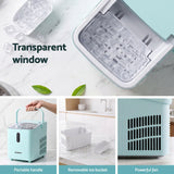 Darrahopens Appliances > Kitchen Appliances > Ice Makers Devanti 12KG Ice Maker Machine Bullet Ice Cube Portable Green In Australia - Darrahopens