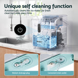 Darrahopens Appliances > Kitchen Appliances > Ice Makers Devanti 12KG Ice Maker Machine Bullet Ice Cube Portable Green In Australia - Darrahopens