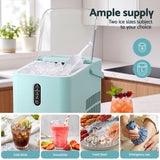 Darrahopens Appliances > Kitchen Appliances > Ice Makers Devanti 12KG Ice Maker Machine Bullet Ice Cube Portable Green In Australia - Darrahopens