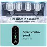 Darrahopens Appliances > Kitchen Appliances > Ice Makers Devanti 12KG Ice Maker Machine Bullet Ice Cube Portable Green In Australia - Darrahopens