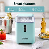 Darrahopens Appliances > Kitchen Appliances > Ice Makers Devanti 12KG Ice Maker Machine Bullet Ice Cube Portable Green In Australia - Darrahopens