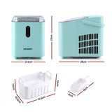 Darrahopens Appliances > Kitchen Appliances > Ice Makers Devanti 12KG Ice Maker Machine Bullet Ice Cube Portable Green In Australia - Darrahopens