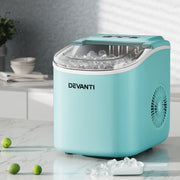 Darrahopens Appliances > Kitchen Appliances > Ice Makers Devanti 12kg Ice Maker Machine w/Self Cleaning Green