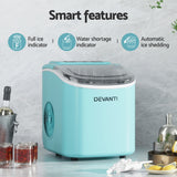 Darrahopens Appliances > Kitchen Appliances > Ice Makers Devanti 12kg Ice Maker Machine w/Self Cleaning Green