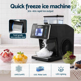 Darrahopens Appliances > Kitchen Appliances > Ice Makers Devanti 20kg/24hr Ice Maker Snowflake Shaved Ice Slushie Maker Black In Australia - Darrahopens
