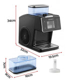 Darrahopens Appliances > Kitchen Appliances > Ice Makers Devanti 20kg/24hr Ice Maker Snowflake Shaved Ice Slushie Maker Black In Australia - Darrahopens