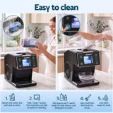 Darrahopens Appliances > Kitchen Appliances > Ice Makers Devanti 20kg/24hr Ice Maker Snowflake Shaved Ice Slushie Maker Black In Australia - Darrahopens