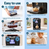 Darrahopens Appliances > Kitchen Appliances > Ice Makers Devanti 20kg/24hr Ice Maker Snowflake Shaved Ice Slushie Maker Black In Australia - Darrahopens