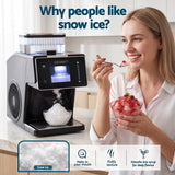 Darrahopens Appliances > Kitchen Appliances > Ice Makers Devanti 20kg/24hr Ice Maker Snowflake Shaved Ice Slushie Maker Black In Australia - Darrahopens
