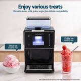 Darrahopens Appliances > Kitchen Appliances > Ice Makers Devanti 20kg/24hr Ice Maker Snowflake Shaved Ice Slushie Maker Black In Australia - Darrahopens