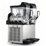 Darrahopens Appliances > Kitchen Appliances > Ice Makers Devanti Commercial Slushie Machine 15L x2 Frozen Drink Maker Dual Tank Silver In Australia - Darrahopens