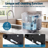 Darrahopens Appliances > Kitchen Appliances > Ice Makers Devanti Ice Maker 11-12kg Portable Bullet Cube Machine Black In Australia - Darrahopens