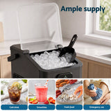 Darrahopens Appliances > Kitchen Appliances > Ice Makers Devanti Ice Maker 11-12kg Portable Bullet Cube Machine Black In Australia - Darrahopens