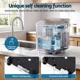 Darrahopens Appliances > Kitchen Appliances > Ice Makers Devanti Ice Maker 11-12kg Portable Bullet Cube Machine White In Australia - Darrahopens