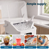 Darrahopens Appliances > Kitchen Appliances > Ice Makers Devanti Ice Maker 11-12kg Portable Bullet Cube Machine White In Australia - Darrahopens