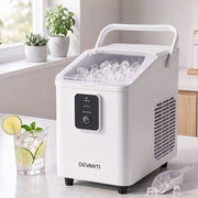 Darrahopens Appliances > Kitchen Appliances > Ice Makers Devanti Ice Maker 11-12kg Portable Bullet Cube Machine White In Australia - Darrahopens