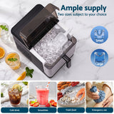 Darrahopens Appliances > Kitchen Appliances > Ice Makers Devanti Ice Maker 23kg Portable Basket Square Cube Machine Black In Australia - Darrahopens