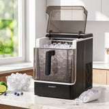 Darrahopens Appliances > Kitchen Appliances > Ice Makers Devanti Ice Maker 23kg Portable Basket Square Cube Machine Black In Australia - Darrahopens