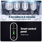 Darrahopens Appliances > Kitchen Appliances > Ice Makers Devanti Ice Maker Portable Ice Machine Countertop Bullet Cube 12KG Black In Australia - Darrahopens