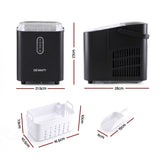 Darrahopens Appliances > Kitchen Appliances > Ice Makers Devanti Ice Maker Portable Ice Machine Countertop Bullet Cube 12KG Black In Australia - Darrahopens