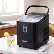 Darrahopens Appliances > Kitchen Appliances > Ice Makers Devanti Ice Maker Portable Ice Machine Countertop Bullet Cube 12KG Black In Australia - Darrahopens