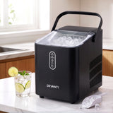 Darrahopens Appliances > Kitchen Appliances > Ice Makers Devanti Ice Maker Portable Ice Machine Countertop Bullet Cube 12KG Black In Australia - Darrahopens