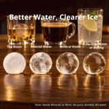 Darrahopens Appliances > Kitchen Appliances > Ice Makers LUVIMO Sphere Ice Maker Machine 50mm Ice Ball 140pcs/day for Home Whiskey Wine In Australia - Darrahopens