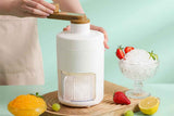 Darrahopens Appliances > Kitchen Appliances > Ice Makers Manual Ice Crusher Shaver Portable Shaved Ice Machine Hand Snow Cone Maker