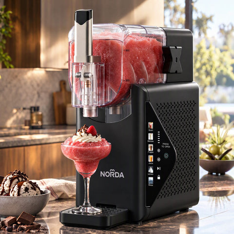 Darrahopens Appliances > Kitchen Appliances > Ice Makers NORDA Slushie Machine 2.2L Frozen Drink Maker Ice Cream Maker Foldable Control Panel Black In Australia - Darrahopens