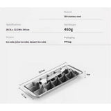 Darrahopens Appliances > Kitchen Appliances > Ice Makers Stainless Steel Ice Cube Maker Tray,Lever Style Ice Cube Mold Quick To Making 18 Ice Cubes, Stainless Steel（silvery）