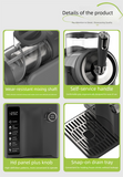 Darrahopens Appliances > Kitchen Appliances > Ice Makers White Compact Home Cold Drink & Ice Cream Maker – Multi-Functional Slush, Milkshake, Coffee, Cocktail & Ice Cream Machine with Auto-Clean Function (AU Plug)
