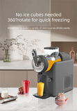 Darrahopens Appliances > Kitchen Appliances > Ice Makers White Compact Home Cold Drink & Ice Cream Maker – Multi-Functional Slush, Milkshake, Coffee, Cocktail & Ice Cream Machine with Auto-Clean Function (AU Plug)