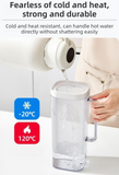 Darrahopens Appliances > Kitchen Appliances > Kettles Black 2000ML Leak-Proof Flip-Top Cool Water Pitcher for Refrige Door - Cold/Heat-Resistant Stylish Iced Tea Fruit Infuser Kettle