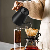 Darrahopens Appliances > Kitchen Appliances > Kettles Black Gooseneck Electric Kettle with Temperature Control - 0.8L Smart Pour Over Coffee Kettle