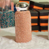 Darrahopens Appliances > Kitchen Appliances > Kettles Champagne Handmade Luxury Diamond Insulated Water Bottle – Bling Rhinestone 304 Stainless Steel Pocket Mug (260ml)