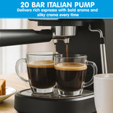Darrahopens Appliances > Kitchen Appliances > Kettles Pronti Breakfast Set with 1.25L Coffee Machine, Silver Noir Toaster & Kettle